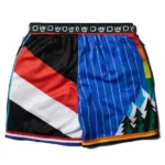 Wholesale Embroidery Polyester Sublimation Vintage Design Retro Stitch Sweat Pants Gym Short Men's Custom Basketball Mesh Shorts Wear Uniform - Image 3
