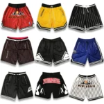 Wholesale Men′ S Basketball Jersey Custom Sublimated Printing Sportswear Design Embroidery Logo Sports Casual Retro Mesh Basketball Shorts