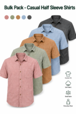 Bulk Pack - Casual Half Sleeve Shirts