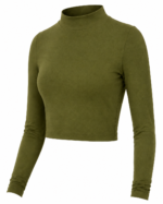 Custom Women’s Crop Long Sleeve Shirts - Image 3