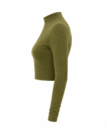 Custom Women’s Crop Long Sleeve Shirts - Image 2